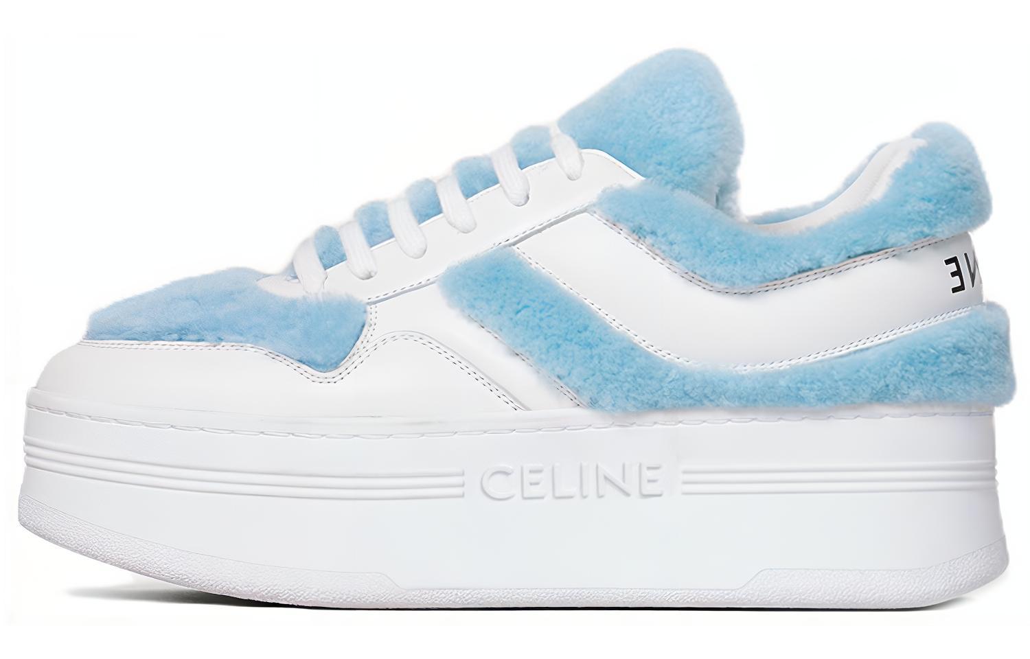 (Women) CELINE Block 'White Blue Leather' 348543705C.01LH