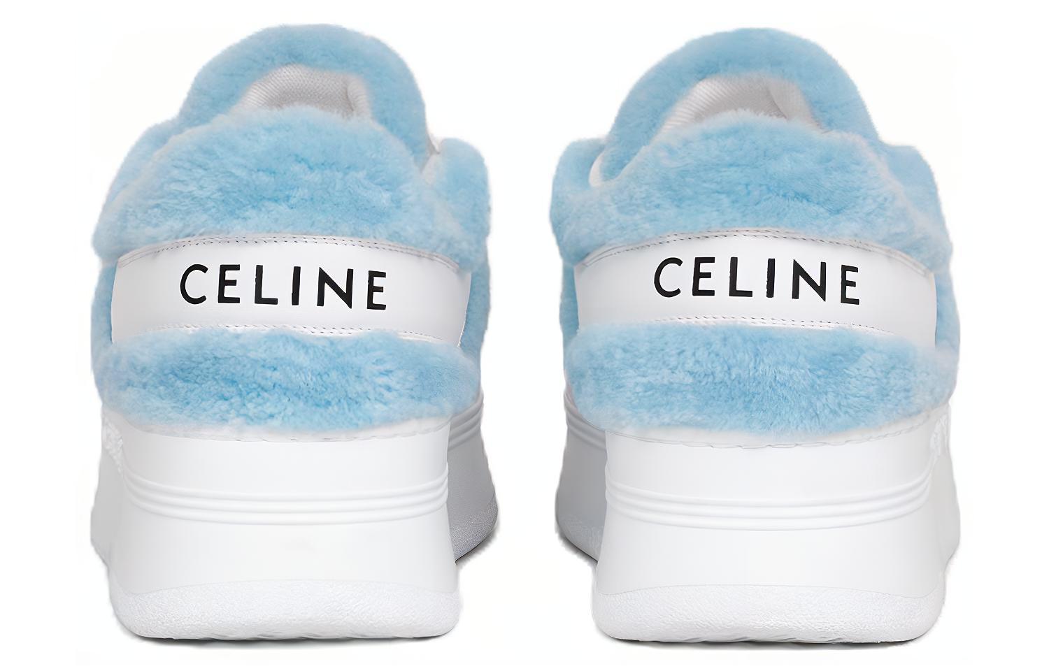 (W) CELINE Block 'White Blue Leather' 圖 3