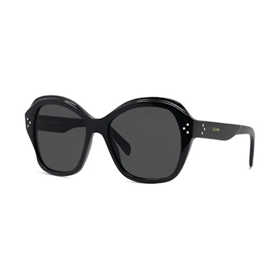 (Women) CELINE Bold Acetate Sunglasses Black Fashion Eyewear. CL40200I-01A