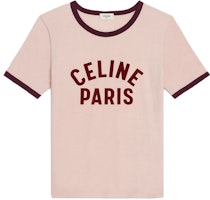 (Women) CELINE Boxy Knit T-Shirt Light Pink FW21 2X855501F-24PN (Women) CELINE Boxy Knit T-Shirt Light Pink FW21 2X855501F-24PN