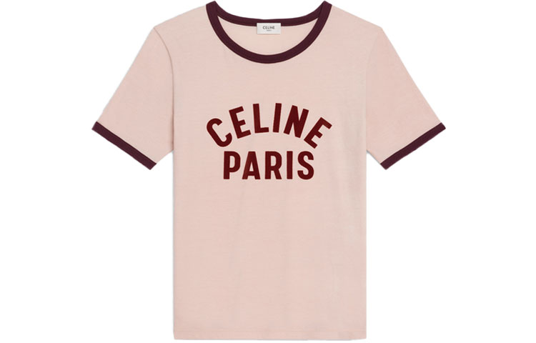 Order (W) CELINE 方形针织T恤 浅粉色 FW21 2X855501F-24PN