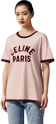 (W) CELINE 方形针织T恤 浅粉色 FW21 2X855501F-24PN Purchase (W) CELINE 方形针织T恤 浅粉色 FW21 2X855501F-24PN
