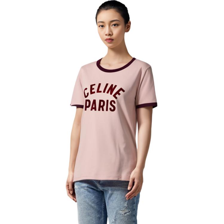 Details for (W) CELINE 方形针织T恤 浅粉色 FW21 2X855501F-24PN