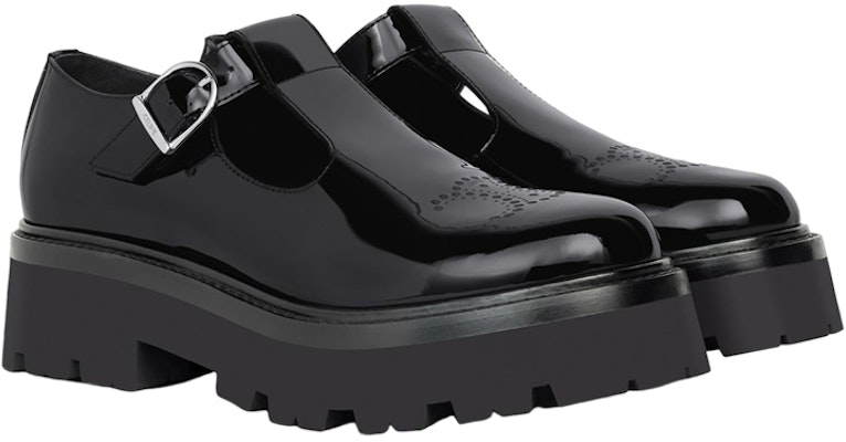 (W) CELINEバックルパテントプラットフォーム (ブラック) 348613517C.38NO Order (W) CELINEバックルパテントプラットフォーム (ブラック) 348613517C.38NO