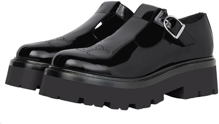 (Women) CELINE Buckled Patent Leather Platform 'Black' 348613517C.38NO Shop (Women) CELINE Buckled Patent Leather Platform 'Black' 348613517C.38NO