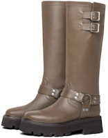 (W) CELINE 厚实骑士靴高筒'卡其' 354583554C.15KV Order (W) CELINE 厚实骑士靴高筒'卡其' 354583554C.15KV