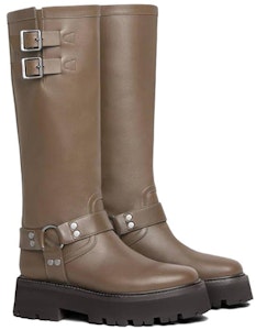 (W) CELINE 厚实骑士靴高筒'卡其' 354583554C.15KV Lookbook (W) CELINE 厚实骑士靴高筒'卡其' 354583554C.15KV