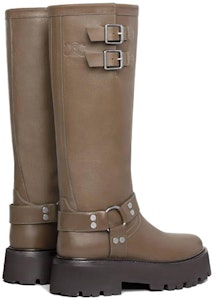 (W) CELINE 厚实骑士靴高筒'卡其' 354583554C.15KV Shop (W) CELINE 厚实骑士靴高筒'卡其' 354583554C.15KV