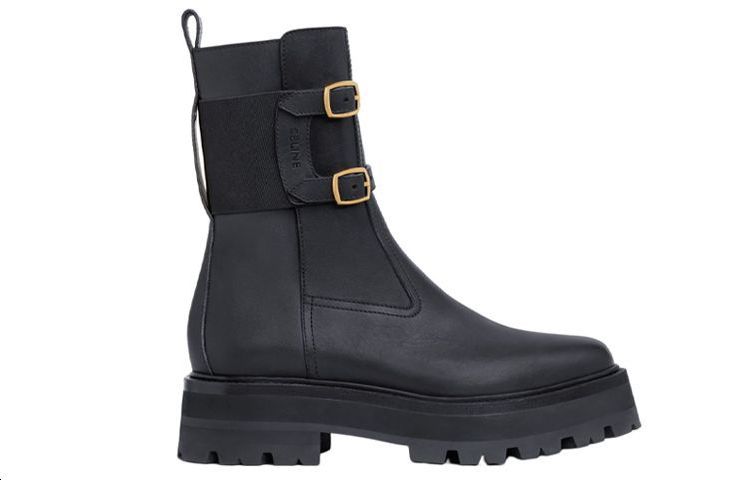 (W) CELINE Bulky Mid-Top Boot 'Black' 圖 2