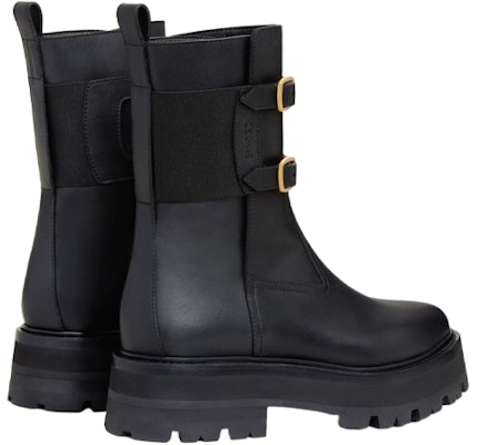(W) CELINE Sepatu Boot Mid-Top Tebal 'Hitam' 346513607C.38NO Shop (W) CELINE Sepatu Boot Mid-Top Tebal 'Hitam' 346513607C.38NO