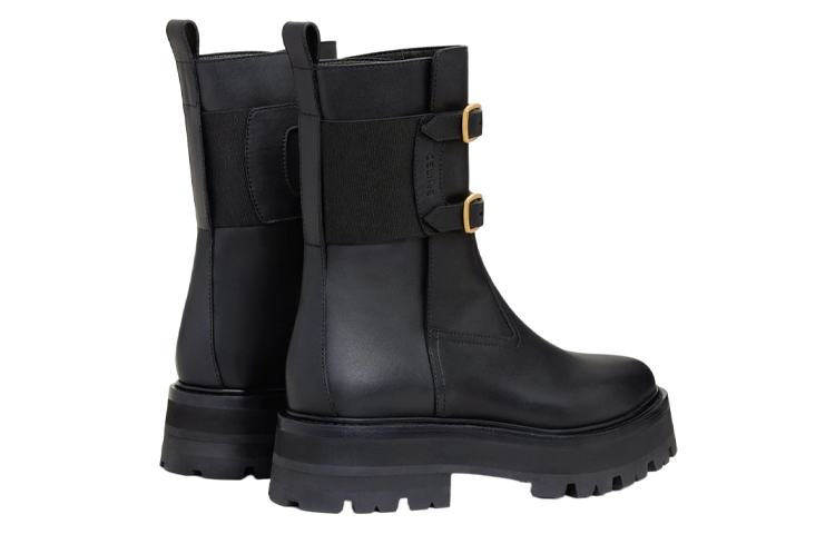 (W) CELINE Bulky Mid-Top Boot 'Black' 圖 4