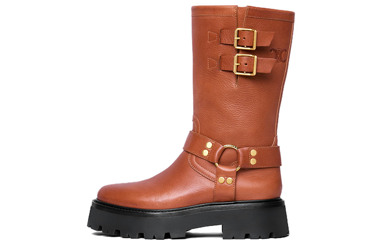 (Women) CELINE Bulky Mid 'Motorcycle Fashion Brown' 354573492C.19TO