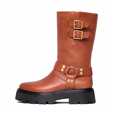 (W) CELINE Bulky Mid 'Motorcycle Fashion Brown'