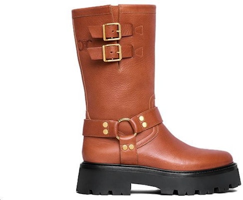 (Women) CELINE Bulky Mid 'Motorcycle Fashion Brown' 354573492C.19TO Order (Women) CELINE Bulky Mid 'Motorcycle Fashion Brown' 354573492C.19TO
