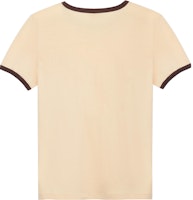 (W) CELINE奶油黄标志印花棉质圆领T恤 2X575114L-11MR Lookbook (W) CELINE奶油黄标志印花棉质圆领T恤 2X575114L-11MR