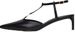Buy (Women) CELINE Calfskin T-Strap Sandals 'Black Fashion' 352193676C.38NO