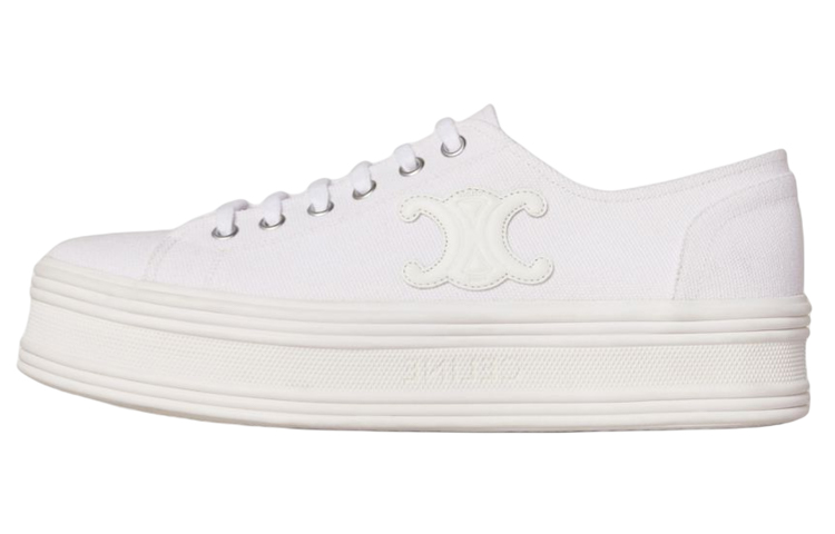 (Women) CELINE Canvas Low Top 'Fluorescent White' 346272220C.01OP