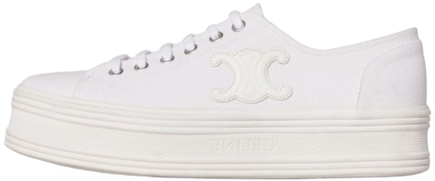 (Women) CELINE Canvas Low Top 'Fluorescent White' 346272220C.01OP (Women) CELINE Canvas Low Top 'Fluorescent White' 346272220C.01OP