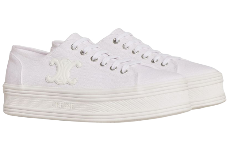 Order (W) CELINE Kanvas Rendah 'Putih Neon' 346272220C.01OP