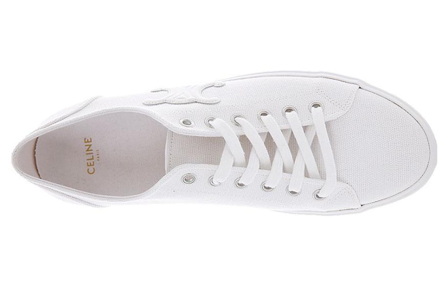 Lookbook (W) CELINE Kanvas Rendah 'Putih Neon' 346272220C.01OP