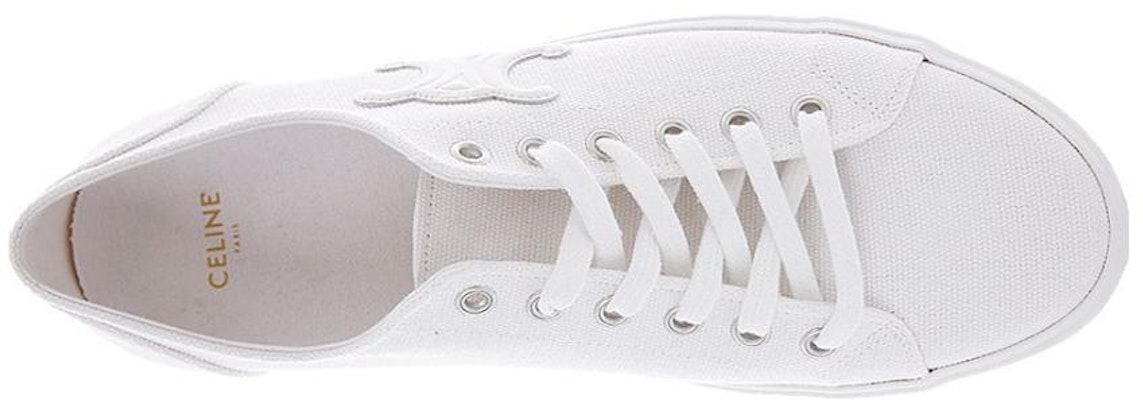(W) CELINE Kanvas Rendah 'Putih Neon' 346272220C.01OP Lookbook (W) CELINE Kanvas Rendah 'Putih Neon' 346272220C.01OP
