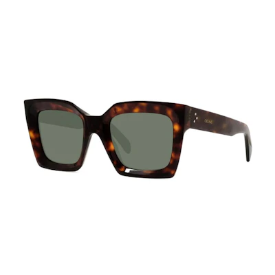 (Women) CELINE Cat-Eye Sunglasses Havana Brown. CL40130I-52N