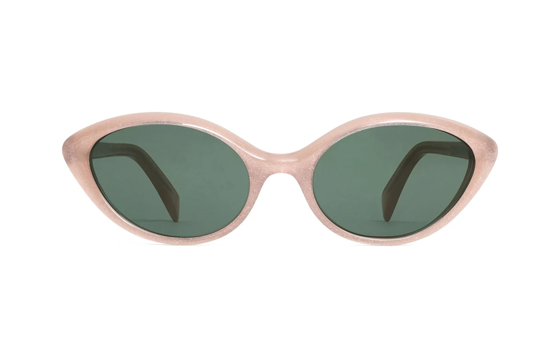 Lookbook (W) CELINE猫眼太阳镜玫瑰色醋酸纤维时尚墨镜 CL40264U74N