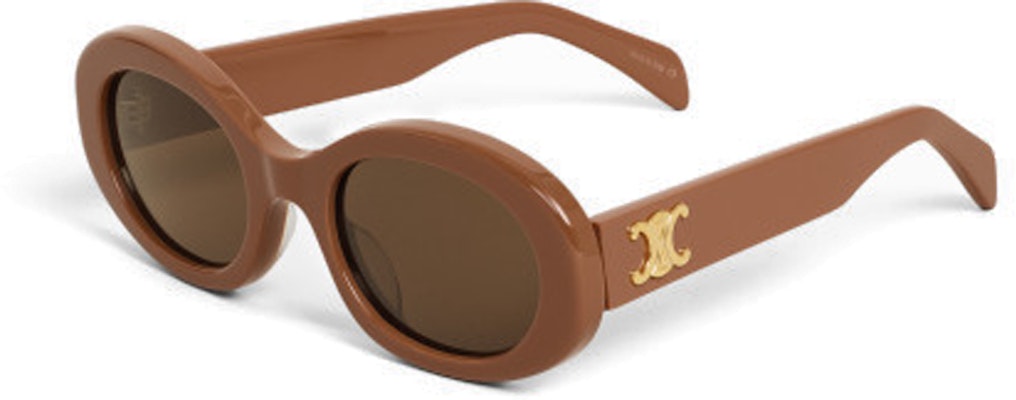 (W) Gafas de Sol Mujer CELINE Cat-Eye Marrón Cálido Acetato con Diseño de Logo. 4S194CPLB-02CM Order (W) Gafas de Sol Mujer CELINE Cat-Eye Marrón Cálido Acetato con Diseño de Logo. 4S194CPLB-02CM