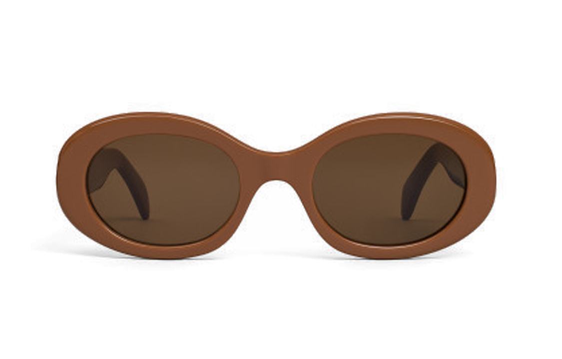 Lookbook (W) Gafas de Sol Mujer CELINE Cat-Eye Marrón Cálido Acetato con Diseño de Logo. 4S194CPLB-02CM