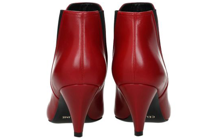 (W) CELINE Chelsea Ankle Boot 'Red Lambskin' 圖 4