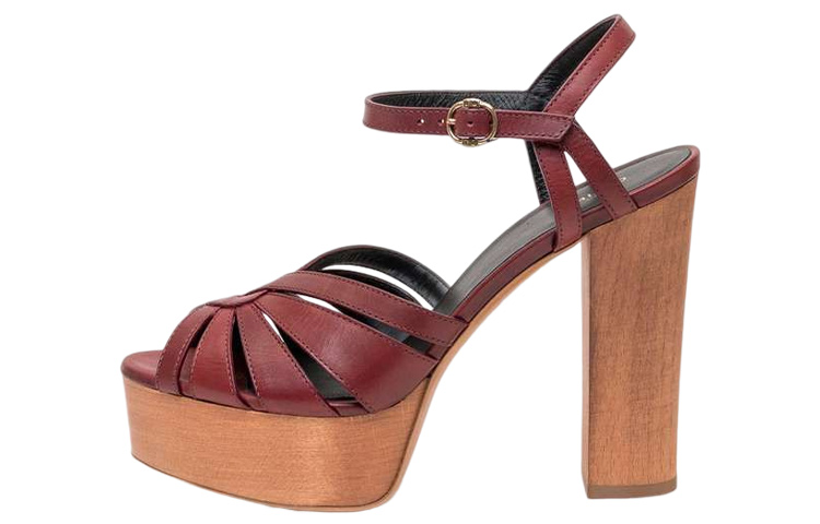 (W) CELINE Chunky Heel Sandal 'Brown'