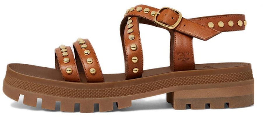 (W) 赛琳 Clea 铆钉粗跟凉鞋 '棕色' 343453023C.04LU Buy (W) 赛琳 Clea 铆钉粗跟凉鞋 '棕色' 343453023C.04LU