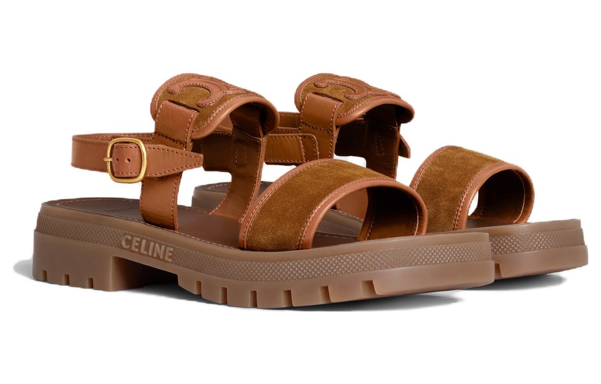 Lookbook (W) CELINE Clea Triomphe ''Braune Sandale'' 355633929C.19LU