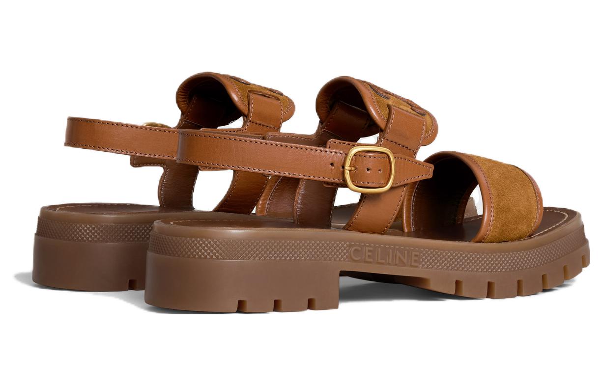 Shop (W) CELINE Clea Triomphe ''Braune Sandale'' 355633929C.19LU