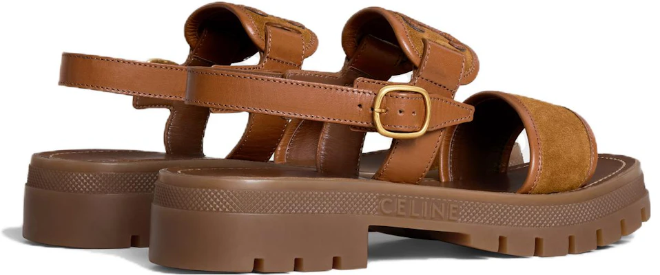 (W) CELINE Clea Triomphe ''Braune Sandale'' 355633929C.19LU Shop (W) CELINE Clea Triomphe ''Braune Sandale'' 355633929C.19LU