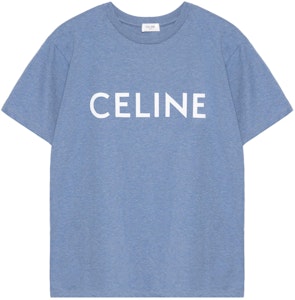 (W) CELINE 棉質寬鬆落肩T恤 女款 藍色 SS22 2X764671Q-07BW Buy (W) CELINE 棉質寬鬆落肩T恤 女款 藍色 SS22 2X764671Q-07BW