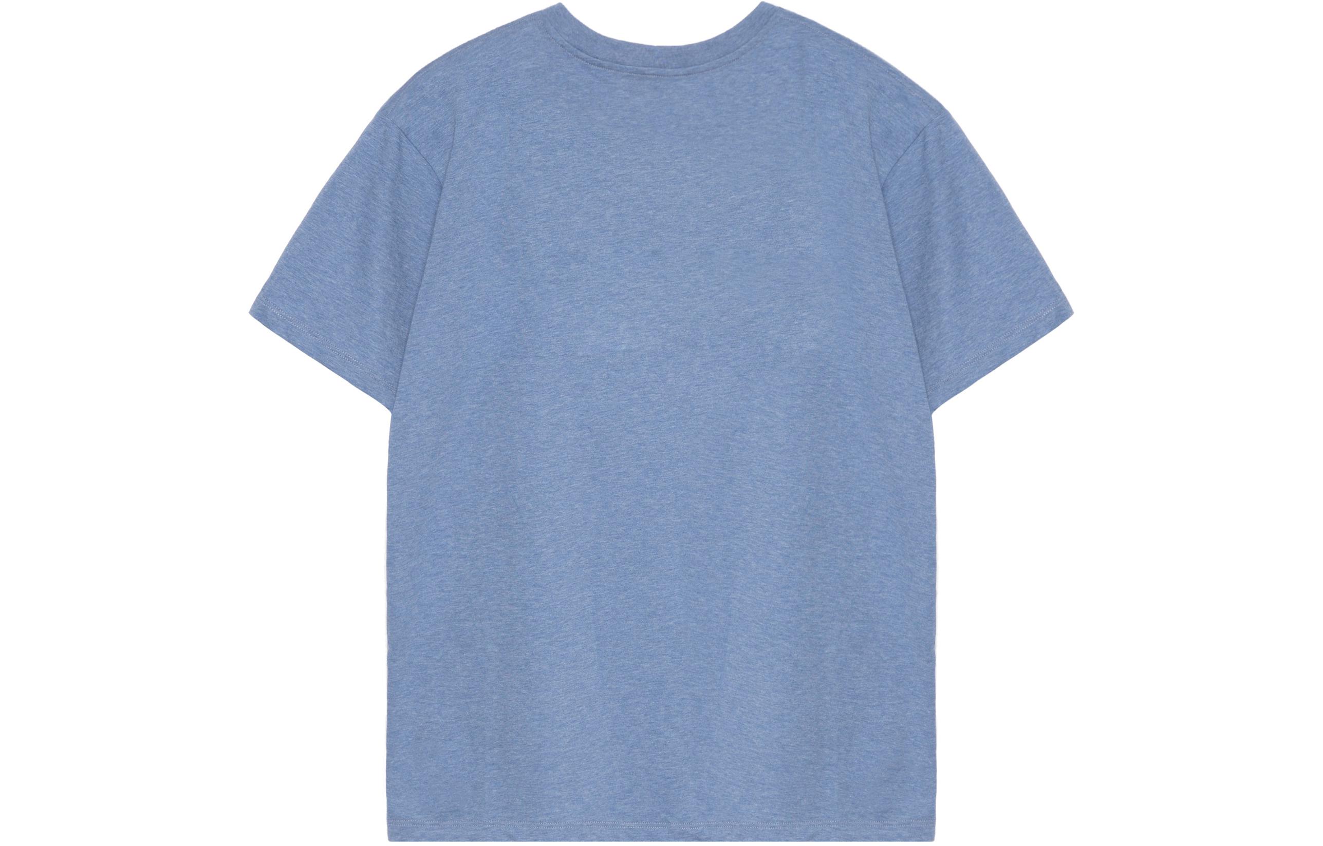 Lookbook (W) CELINE Kaos Oversized Wanita Biru Lengan Jatuh Katun Jersey SS22 2X764671Q-07BW