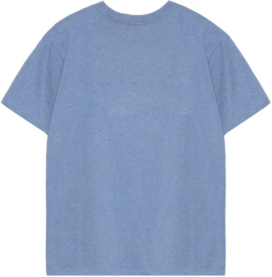 (W) Camiseta CELINE de algodón oversize hombros caídos Mujer Azul SS22 2X764671Q-07BW Lookbook (W) Camiseta CELINE de algodón oversize hombros caídos Mujer Azul SS22 2X764671Q-07BW