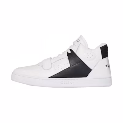 (W) CELINE CT-02 Mid 'Distressed Leather White Black'