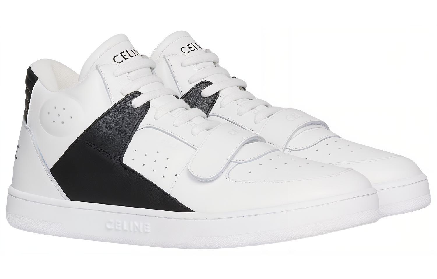 Lookbook (W) CELINE CT-02 Mid 'Cuero Desgastado Blanco Negro' 343193338C.01OK