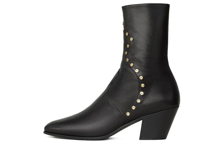 (Women) CELINE Cubaine Ankle Boot 'Black Leather' 339913190C.38NO
