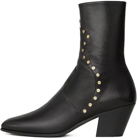 women-celine-cubaine-ankle-boot-black-leather-339913190-c-38-no