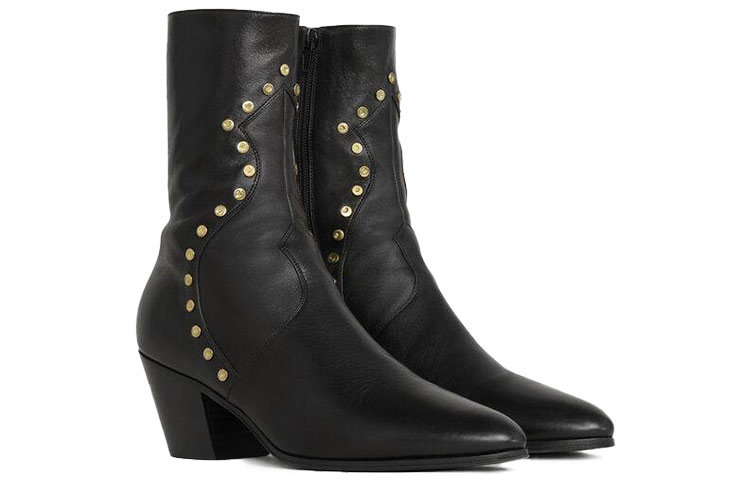 Lookbook (Women) CELINE Cubaine Ankle Boot 'Black Leather' 339913190C.38NO