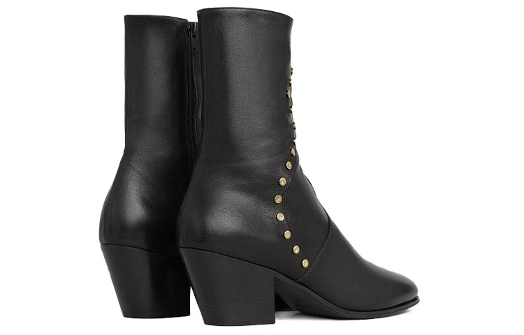 Shop (Women) CELINE Cubaine Ankle Boot 'Black Leather' 339913190C.38NO