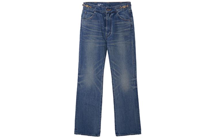 Order (Women) CELINE DYLAN Union Wash  Straight-Leg Jeans in Blue 2N678930F-07UW