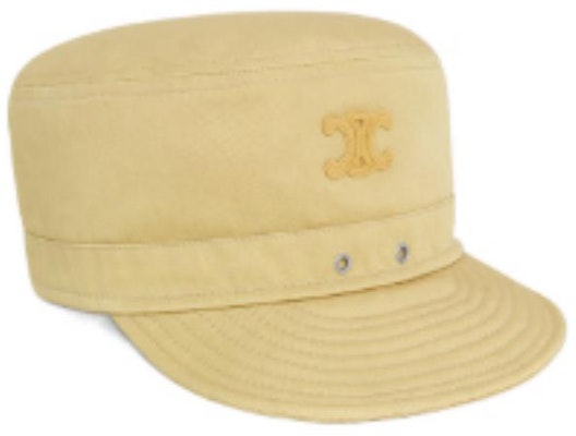 (Women) CELINE Embroidered Letter Yellow Cap. 2AUN7968P-03SD Shop (Women) CELINE Embroidered Letter Yellow Cap. 2AUN7968P-03SD