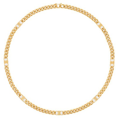 (W) Kalung Wanita CELINE Emas dengan Logo CELINE PARIS Terukir. 460VN6BRA35OR Order (W) Kalung Wanita CELINE Emas dengan Logo CELINE PARIS Terukir. 460VN6BRA35OR