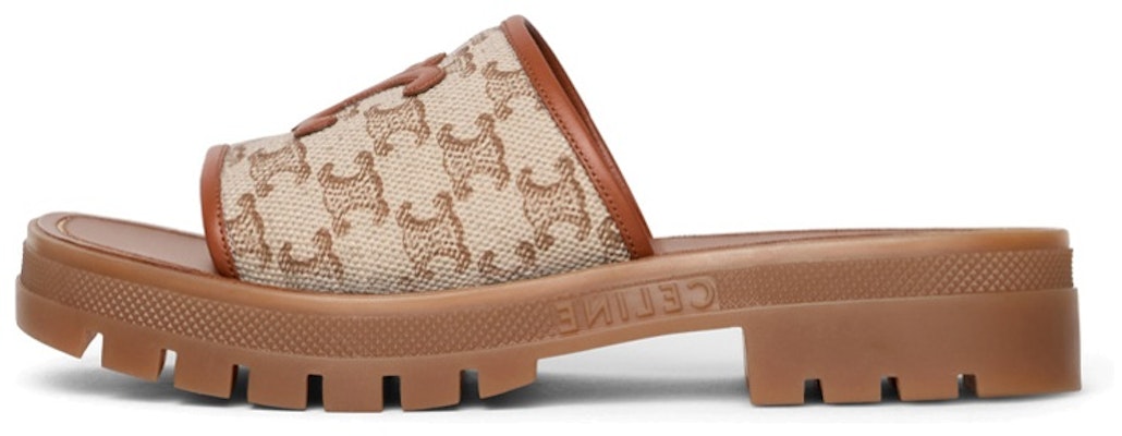 (Women) CELINE Fabric Logo Print 'Fashion Sandal Brown' 348512275C.19BE Buy (Women) CELINE Fabric Logo Print 'Fashion Sandal Brown' 348512275C.19BE