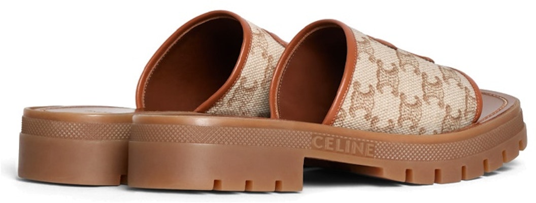 (Women) CELINE Fabric Logo Print 'Fashion Sandal Brown' 348512275C.19BE Shop (Women) CELINE Fabric Logo Print 'Fashion Sandal Brown' 348512275C.19BE