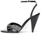 (W) Sandal Fesyen CELINE 'Hitam Berkilat' 331942054C.38NO